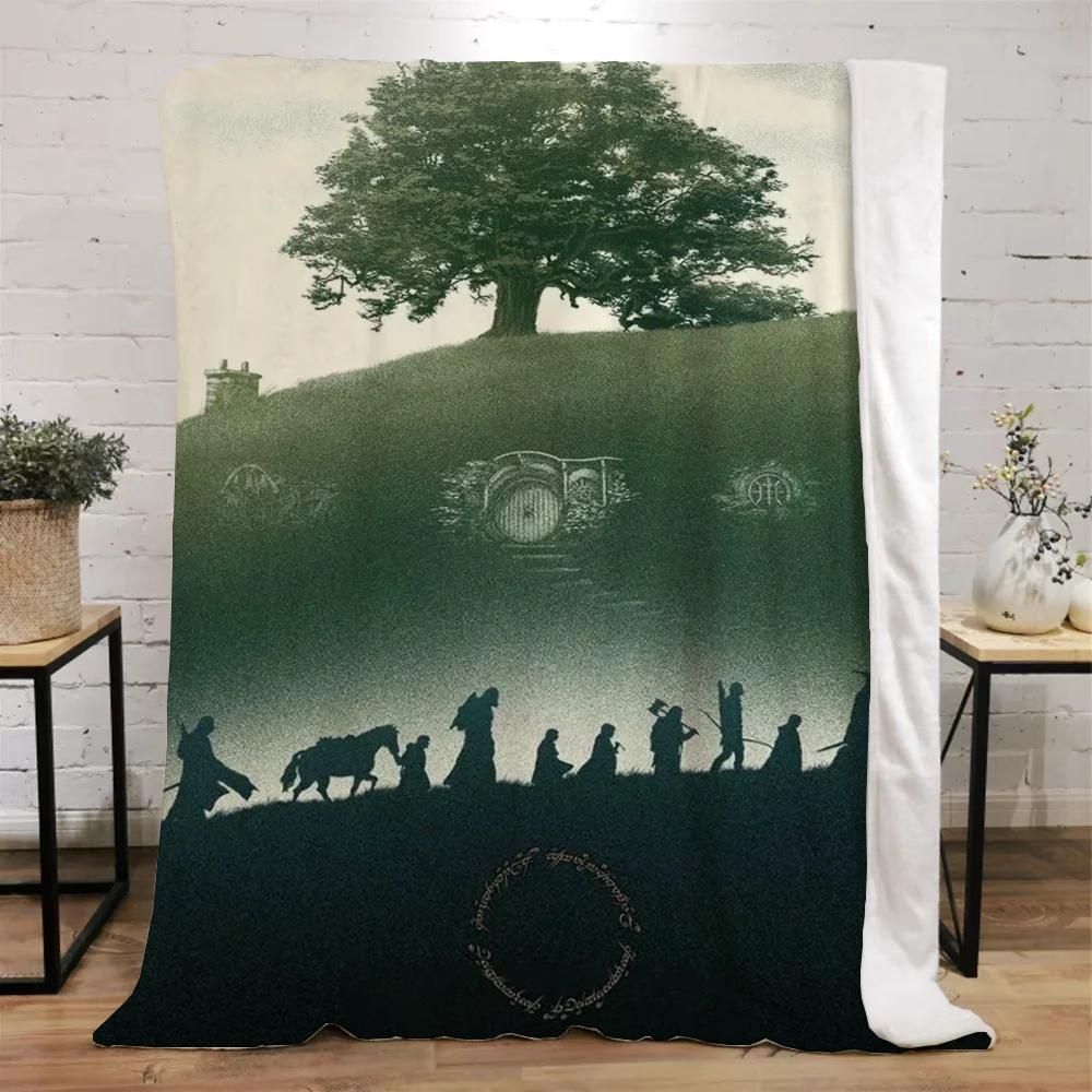 The Lord of the Rings Fleece Throw Blanket for Sofa Decoration Bed Blankets King Size Home Interior Knitted Plaid Luxury Bedding