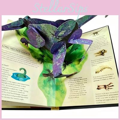 Dinosaur Encyclopedia 3d Paper Book For Prehistoric Animal Learning And Gift