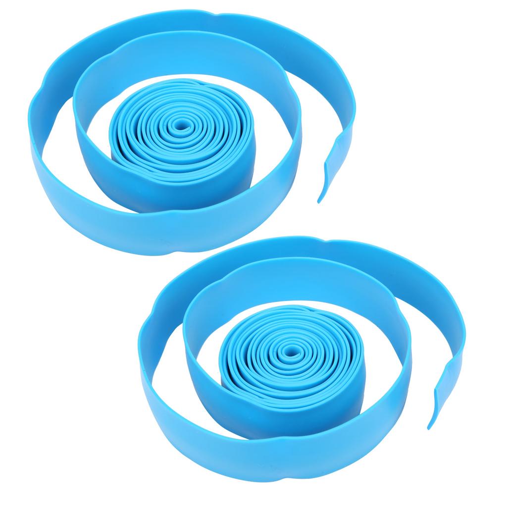 2er Set 2,5 m Yoga Elastikbänder Übung Sport Dehnband Widerstandsband ExpanderBlau