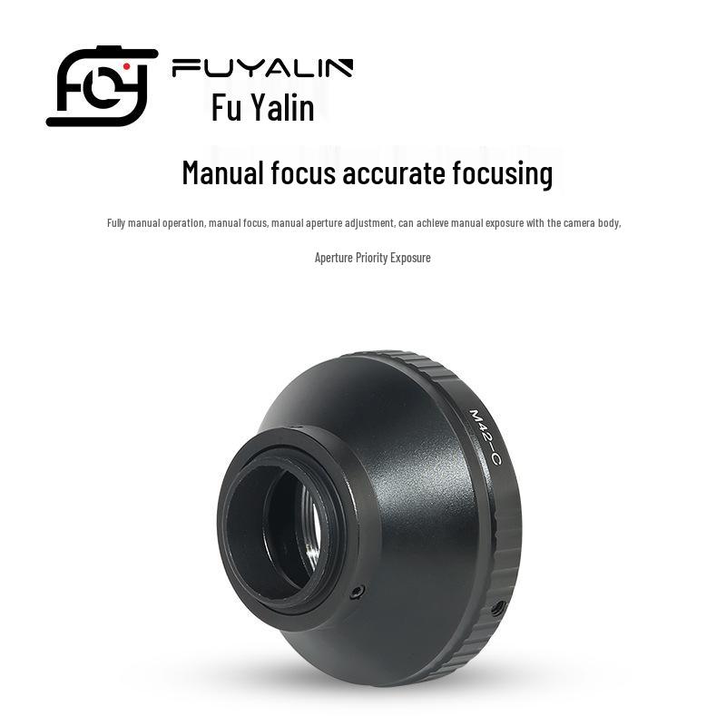 M42 To C-Mount Adapter for East German Helios 44-2 and Other M42 Lenses