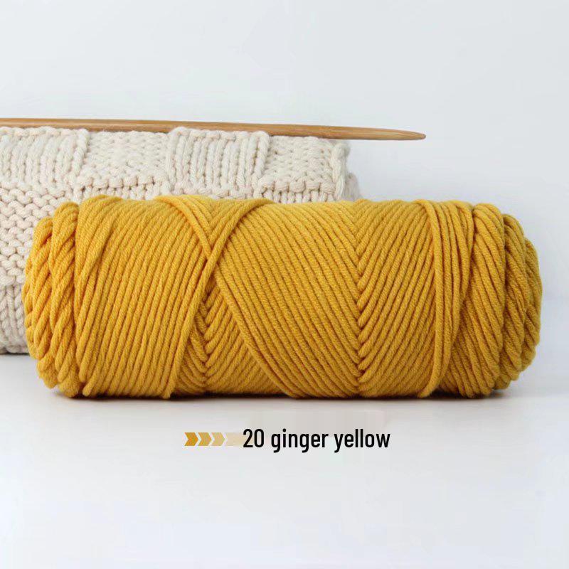 8-Strand Lover's Cotton Wool Yarn for Handmade Knitting: Soft DIY Scarf or Hat Acrylic Yarn