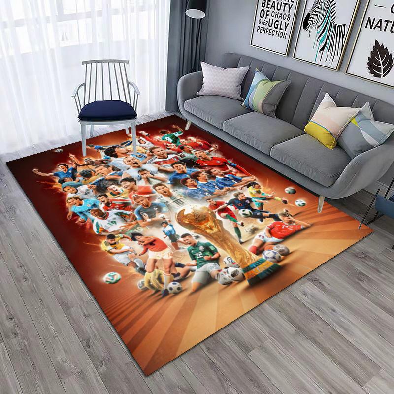 players Lamine Yamal and Erling Haaland, Vinicius Junior and Kylian Mbappé carpet is suitable for living room and bedroom office decorative carpet L1
