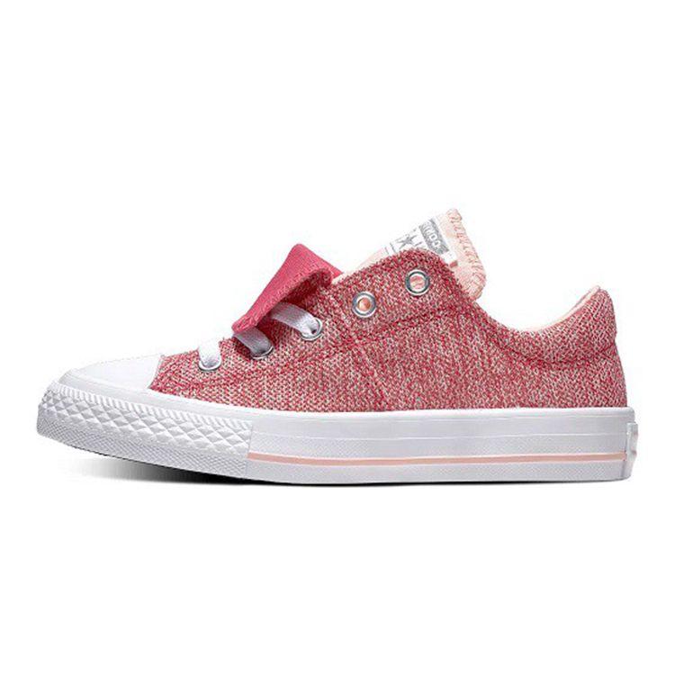 Converse Chuck Taylor All Star Maddie Ox Retro Low Top Classic Canvas Shoes Kids Sneakers Cherry-Blossom-Pink 661844C