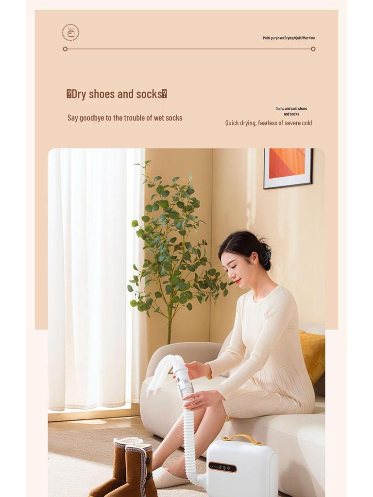 Compact Warm Air Dryer & Bed Warmer