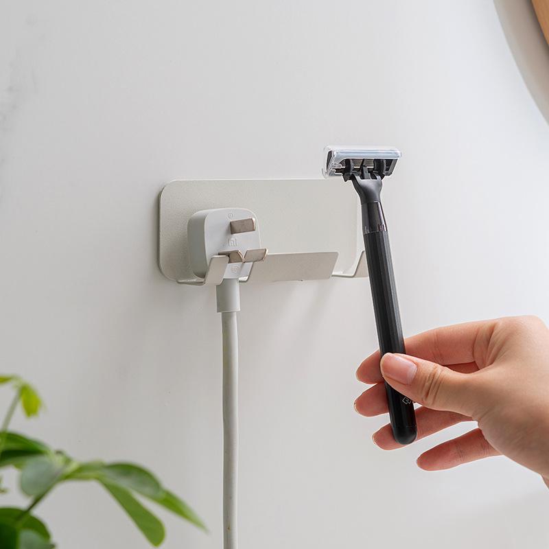 Wall-mounted Phone Charging Organizer Shelf Shower Waterproof Phone Shelf Storage Holder Caddy For Phone Charger Remote