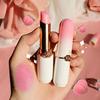OMGA Burrocacao Gel Color-Cambiante Idratante - Pesca Lipstick Impermeabile Adattabile alla Temperatura
