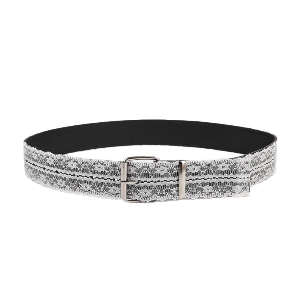 Beautiful Lace Waist Belt Leather Jeans Belts Elegant Lace Waistband for Women Skirts and Jeans