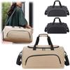 Large Capacity Travel Duffel Bag Dustproof with Shoe Compartment Sports Fitness Bag Lightweight Waterproof Clothing Storage Bag