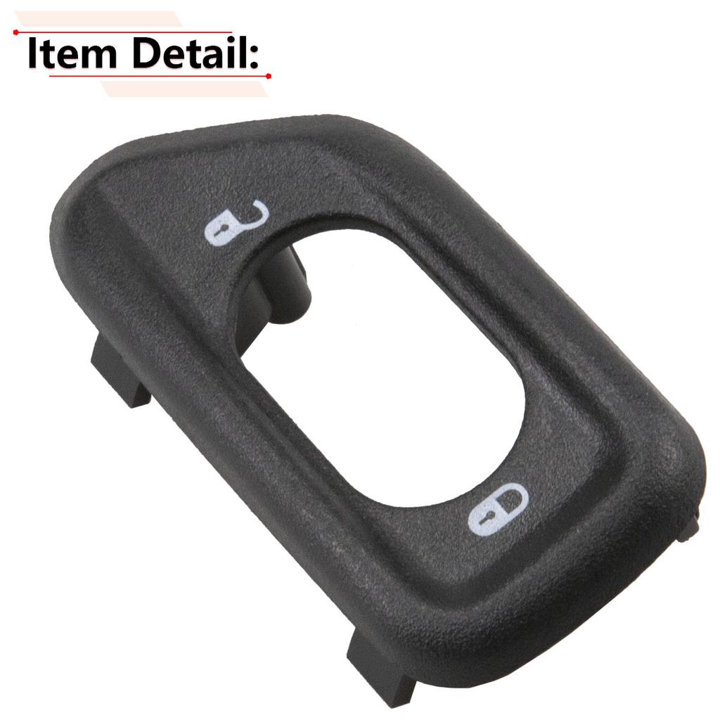 Right Left Crown Door Lock Switch Bezel 68185910AA 68185911AA for Jeep 2011-2018 Wrangler JK