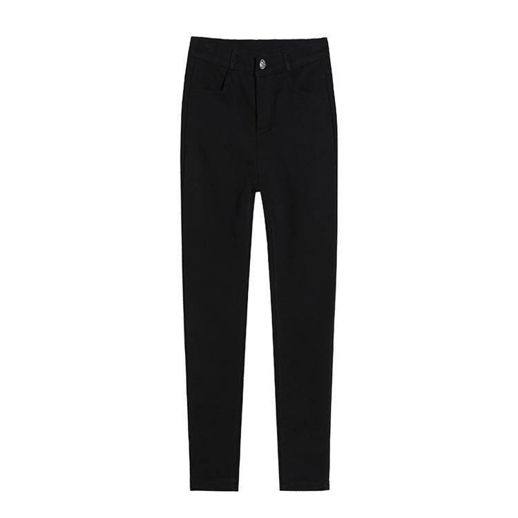 Neuer Stil Verdickte Warme Herbst Winter Damen Bleistifthosen Schmale Passform Neun-Punkt-Füße Unterhose