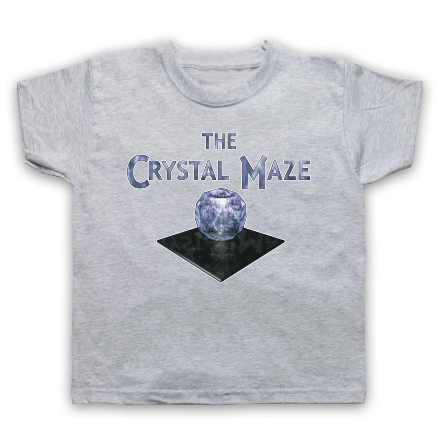 CRYSTAL MAZE UNOFFICIAL RETRO TV SHOW LOGO GAMESHOW KIDS CHILDS Boys Baby Children T-shirt 140