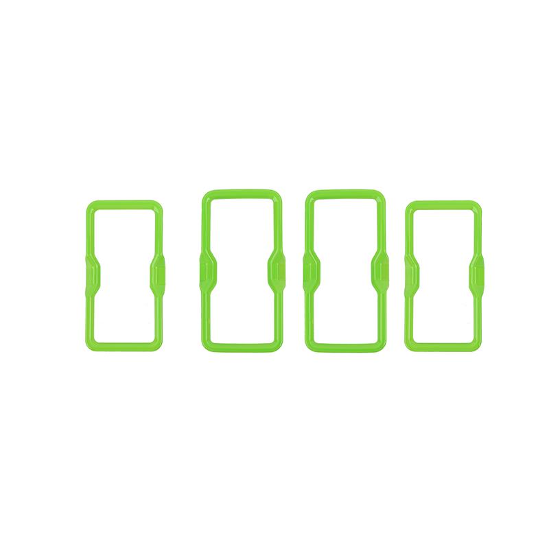 TESIN ABS Car Dashboard Air Conditioning Vent Outlet Decoration Cover For Ford Bronco  2022 2023 UP Interior