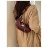 IELGY 2026 Spring Summer New Style Ladies Underarm Female Bag Niche Design Bag Female Solid Color Shoulder Bag Female Dumpling Bag