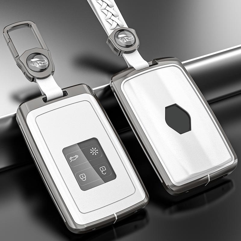 Pouzdro na klíček ze slitiny zinku na auto pro Renault Captur Megane Talisman Espace Clio Zoe Koleos Scenic 4 Arkana Dacia Sandero