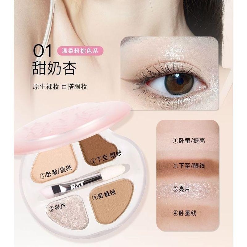 ROMANTIC BEAUTY - 4 Color Eyeshadow - Apricot
