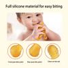 Süßes Katzen-Beißspielzeug für Babys, Kleinkind-Beißring, Weicher Silikon-Beißring, Sicheres und Effektives Werkzeug zur Linderung von Zahnungsbeschwerden