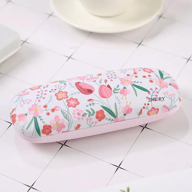1PC PU Portable for Eyeglasses Smooth Spectacle Cases Fashion Rectangle Sunglasses Box Eyewear Protector