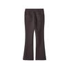 Skechers Outdoor Series Solid Color Knitted Breathable Flared Casual Pants Women bottoms Cocoa-Berry L424W009-04AV