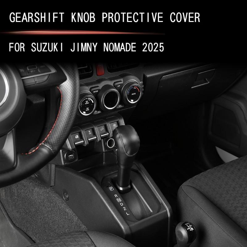 Car Interior Accessories Gear Shift Cover PU Leather Shift Knob Protection Cover For Jimny Nomade 2025