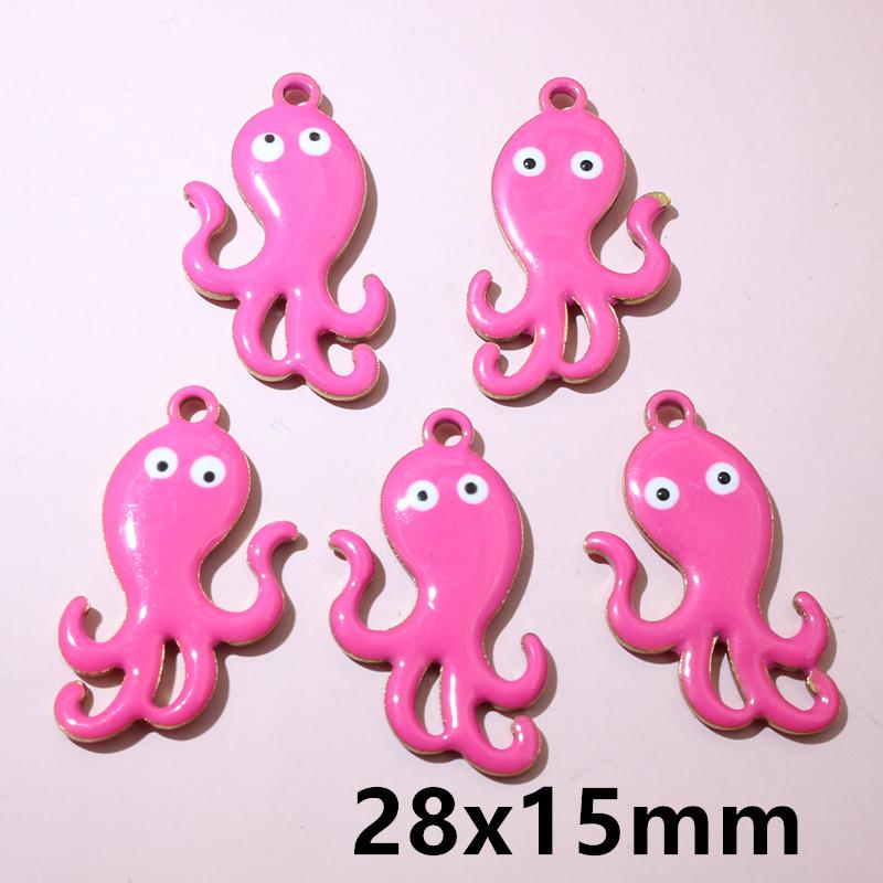 10pcs Stainless Steel Enamel Stripe Fish Charms Pendant 40x8/40x14mm DIY Jewelry Making Accessories for Necklace Earrings
