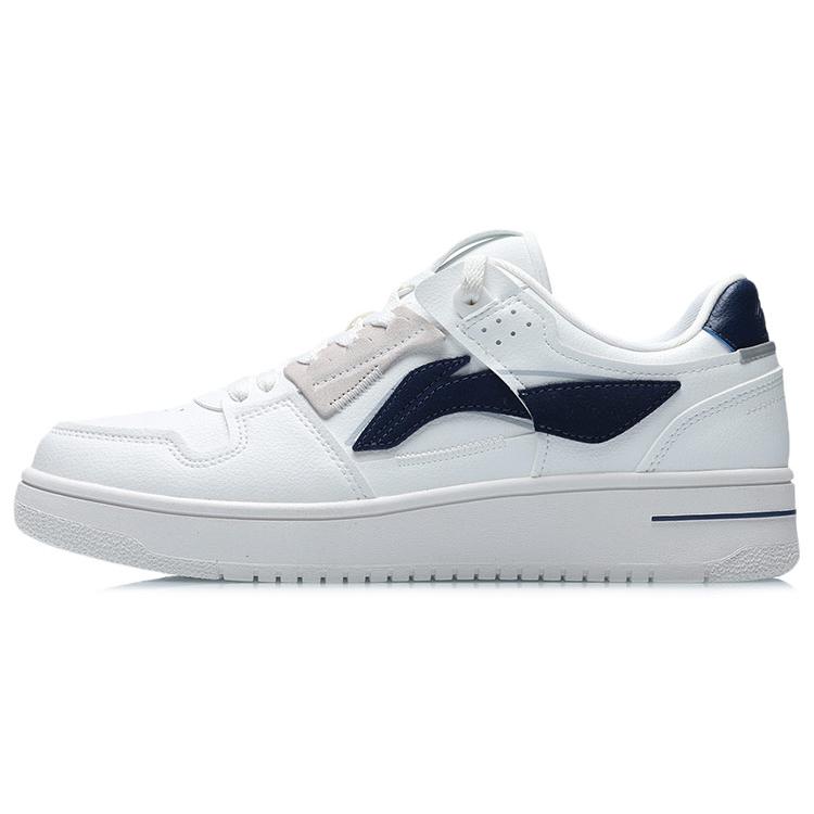 

Li Ning Tianji Slip Resistant, Abrasion Resistant, Balanced, Lightweight Low top Skateboard Shoes Men s White Blue AGCP299-10 39