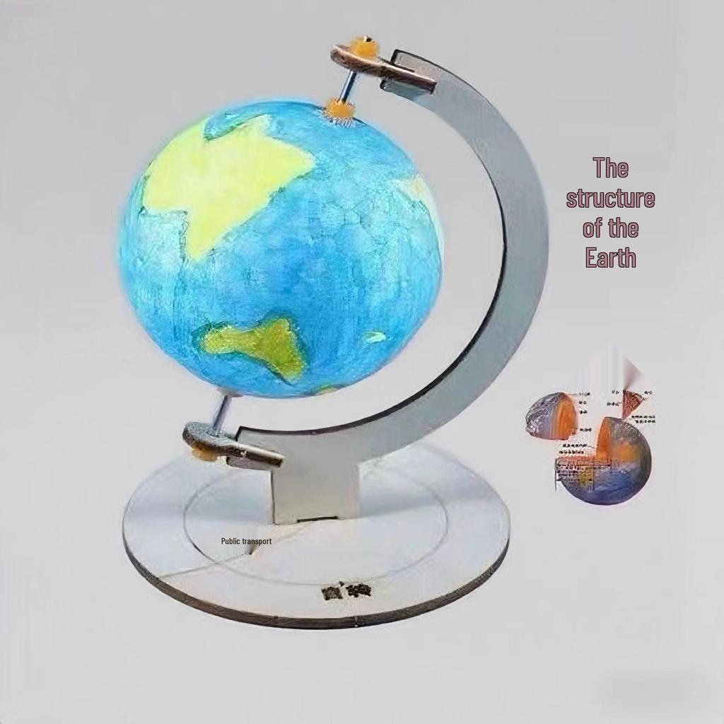 DIY Globe Educational Toy Kit for Kids 6+ - Science Experiment Model