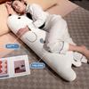 Soft Puppy Lazy Long Pillow With Pp Cotton Filling For Bed Sofa Backrest Kids