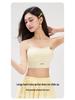 Summer Seamless Lace Trim Push-Up Bandeau Bra – Wire-Free, Strappy, Anti-Exposure, Sweet Beautiful Back Design.