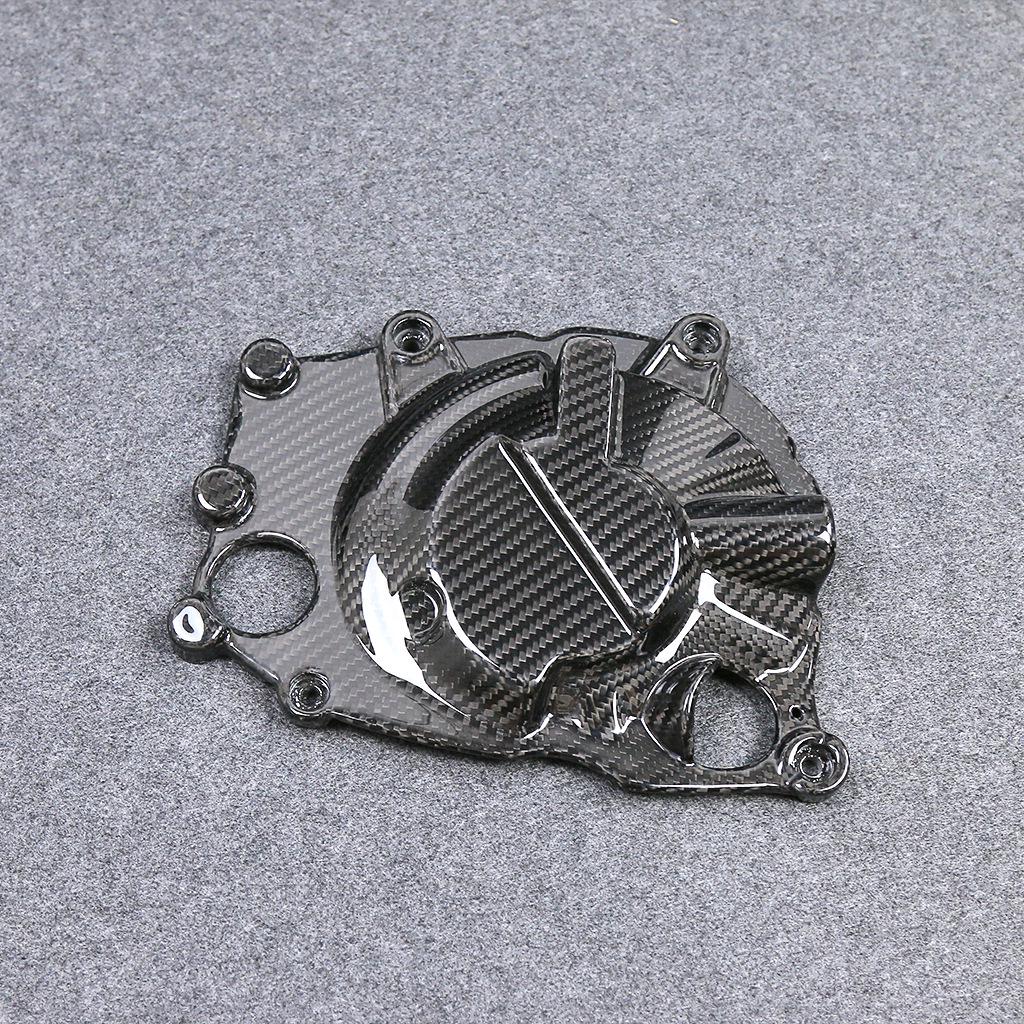Compatible Carbon Fiber Engine Cover for Kawasaki ZX4RR Motorcycle Modification