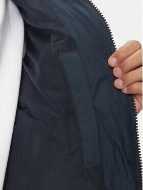 Winterjacke Tommy Hilfiger Daunen Kapuzenjacke Casual Pufferjacke (DM0DM20466) dunkles Nachtmarineblau