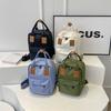 Wholesale Mini Canvas Bag Backpack Retro Japanese Ins Campus Wind Travel Casual Hand Carry Small Satchel