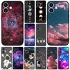Universe Galaxy Moon Astronaut Stars Casing Phone Cover for Apple iPhone 16 15 14 11 Pro Max 7 8 Plus SE2 SE3 SE 2022 2020 Case
