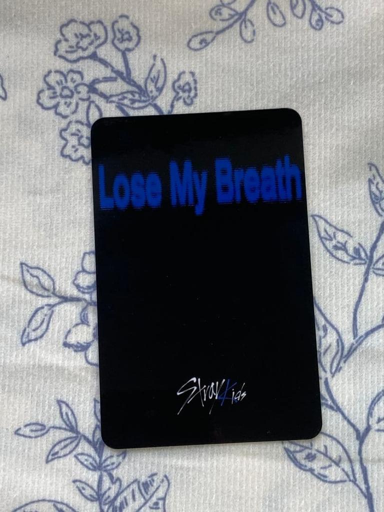 [USED] Stray Kids Lose My Breath Bang Chan Trading Card Stray Kids