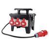 Power Distribution Unit Portable Outdoor Compact Construction Site Power Distributor with Cable