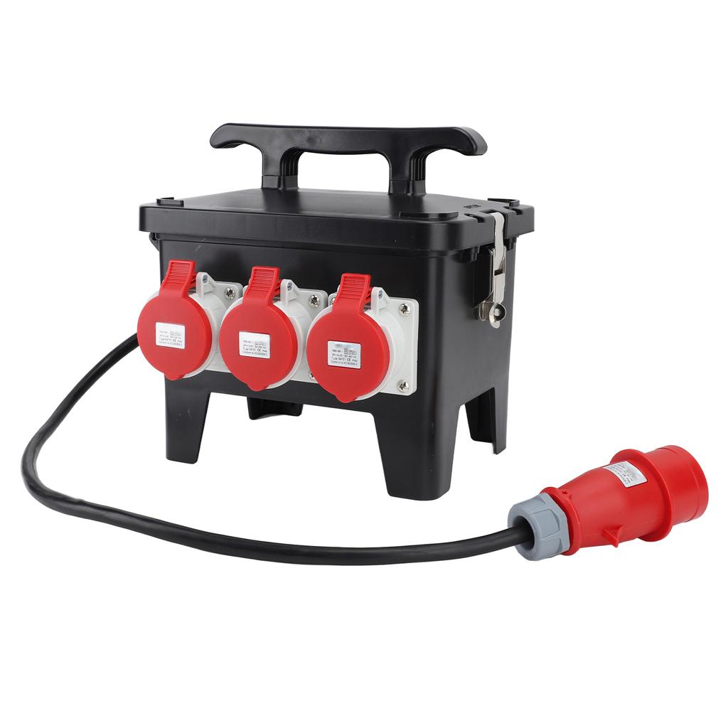 Power Distribution Unit Portable Outdoor Compact Construction Site Power Distributor with Cable