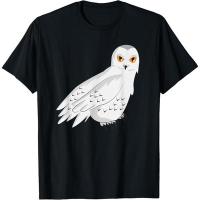 Koszula Puszczyk śnieżny Biały Hooter Ptak Nocy T-shirt