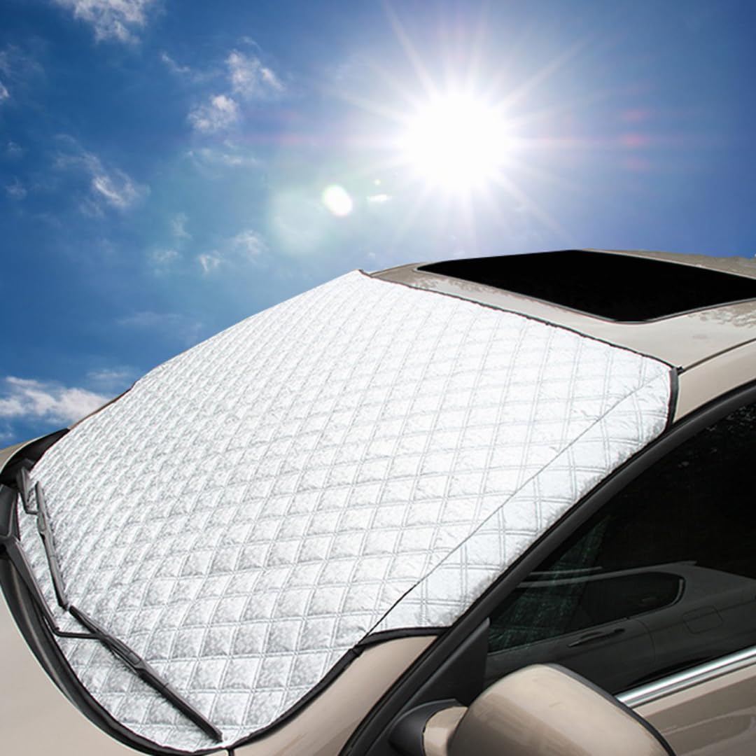 

MaT store Car Windshield Cover Sunshade Sheet All Season Anti-Freeze