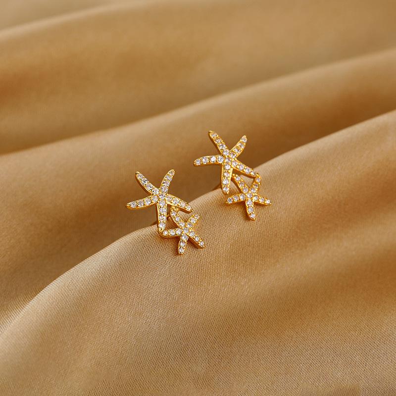 

Серьги Fresh Ocean Starfish Высококачественные легкие роскошные темпераментные серьги для женщин