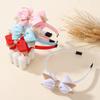 Niedliches Schleifen-Haarband Mädchen Handgemachtes Schleifen-Haarband Kopfschmuck Cartoon Schleife Haarreif Kinder Haarschmuck Glitzer Geschenke