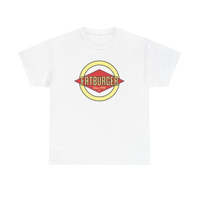 Unisex T-Shirt für Essensliebhaber, Grafik-Shirt für amerikanisches Hamburger-Restaurant, Fast Food