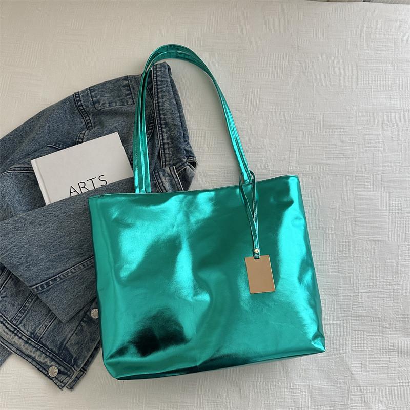 Trendy Street Style Large Capacity Shoulder Bag Fashionable Pu Tote Bag For Summer 2024