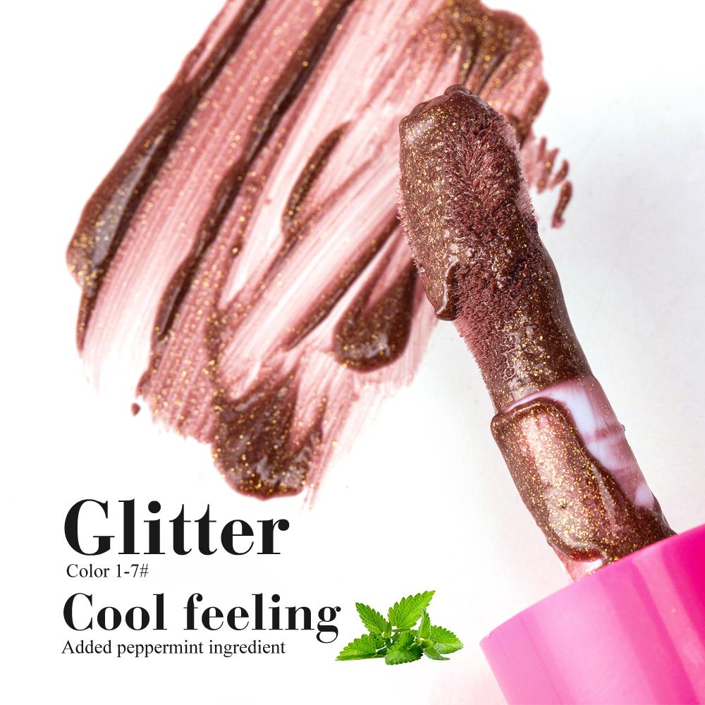 12-color multi-color lip gloss, moisturizing and easy to apply.