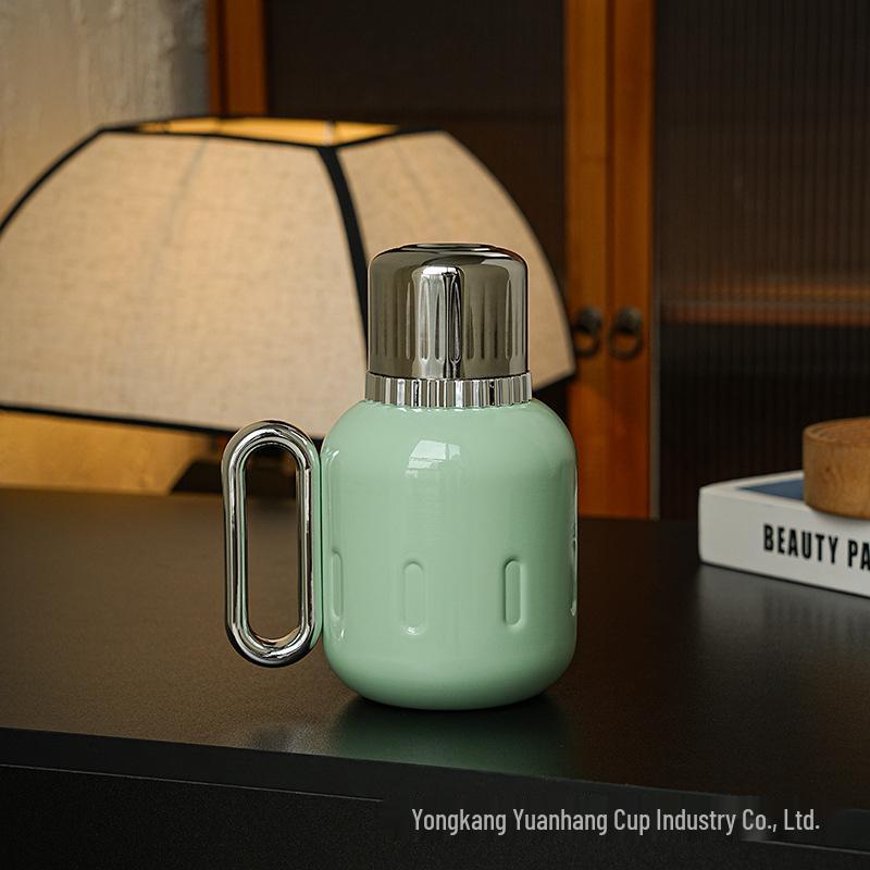 316 Stainless Steel Portable Insulated Teapot with Titanium Plating and Tea-Water Separation, Large Capacity for Stewing