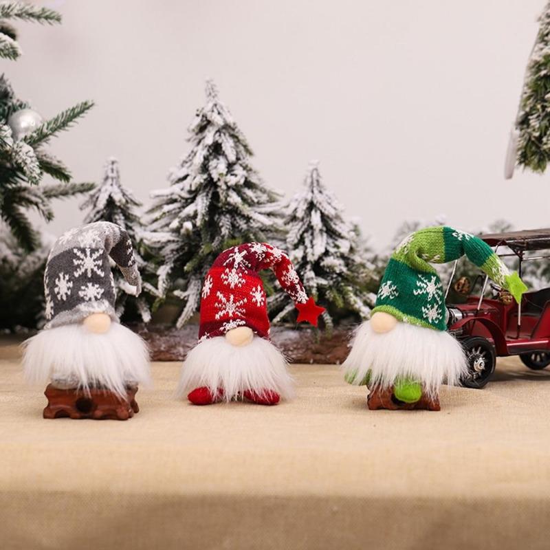 Vánoční ozdoby Vánoční trpaslík Santa Xmas Veselé vánoční dekorace Potřeby Stolní dekorace na dárky Produkty Tkanina