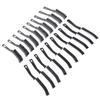 20pcs Multifunctional Crevice Brush Convenient Hangable Ergonomic Hard Bristle Crevice Brush for Bathroom Kitchen Tile Window Joints