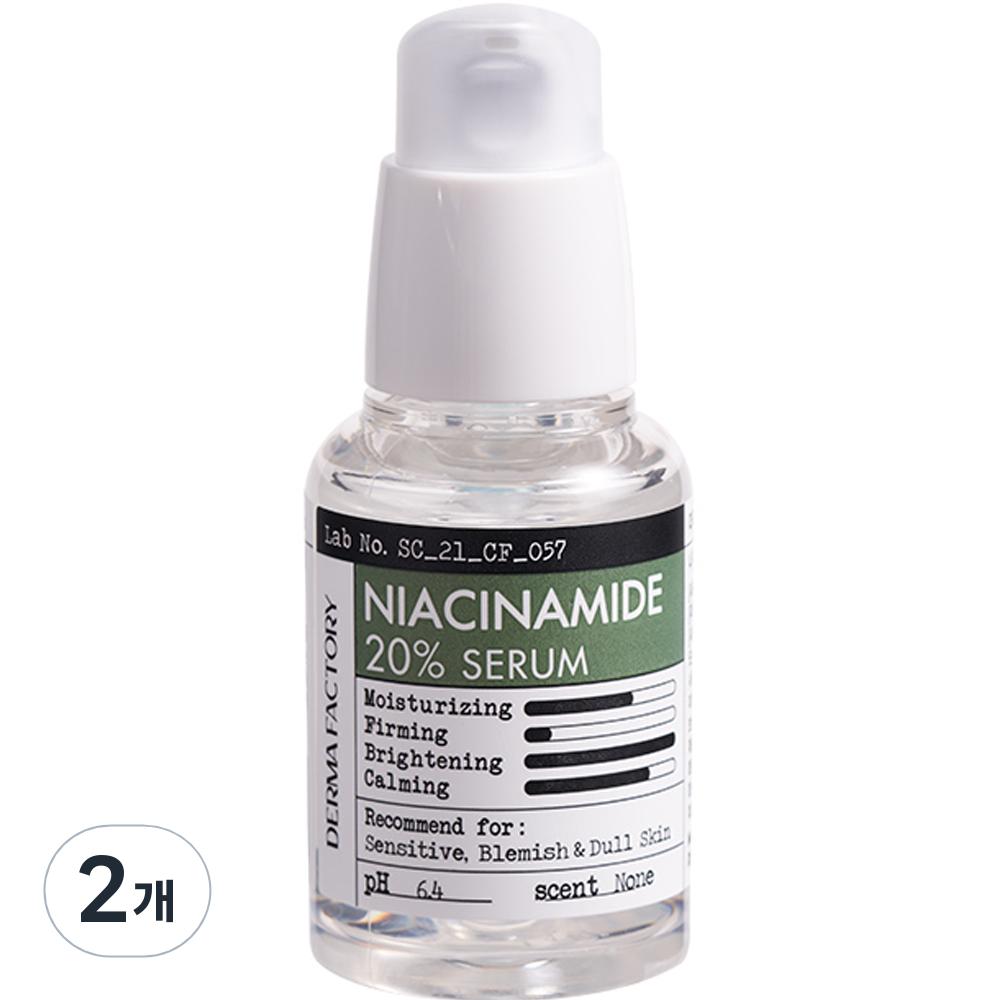 

Сыворотка Derma Factory Niacinamide 20%, 30 мл, 2 шт.