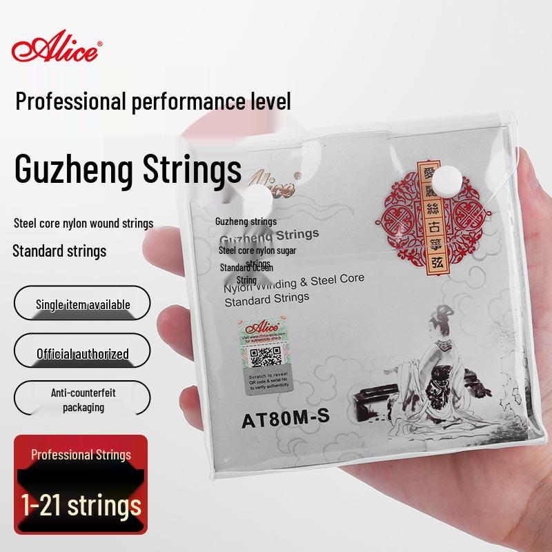 Set di Corde Guzheng Alice AT80S-1: No. 1 Corda Disponibile Singolarmente, Corde 1-21 Incluse