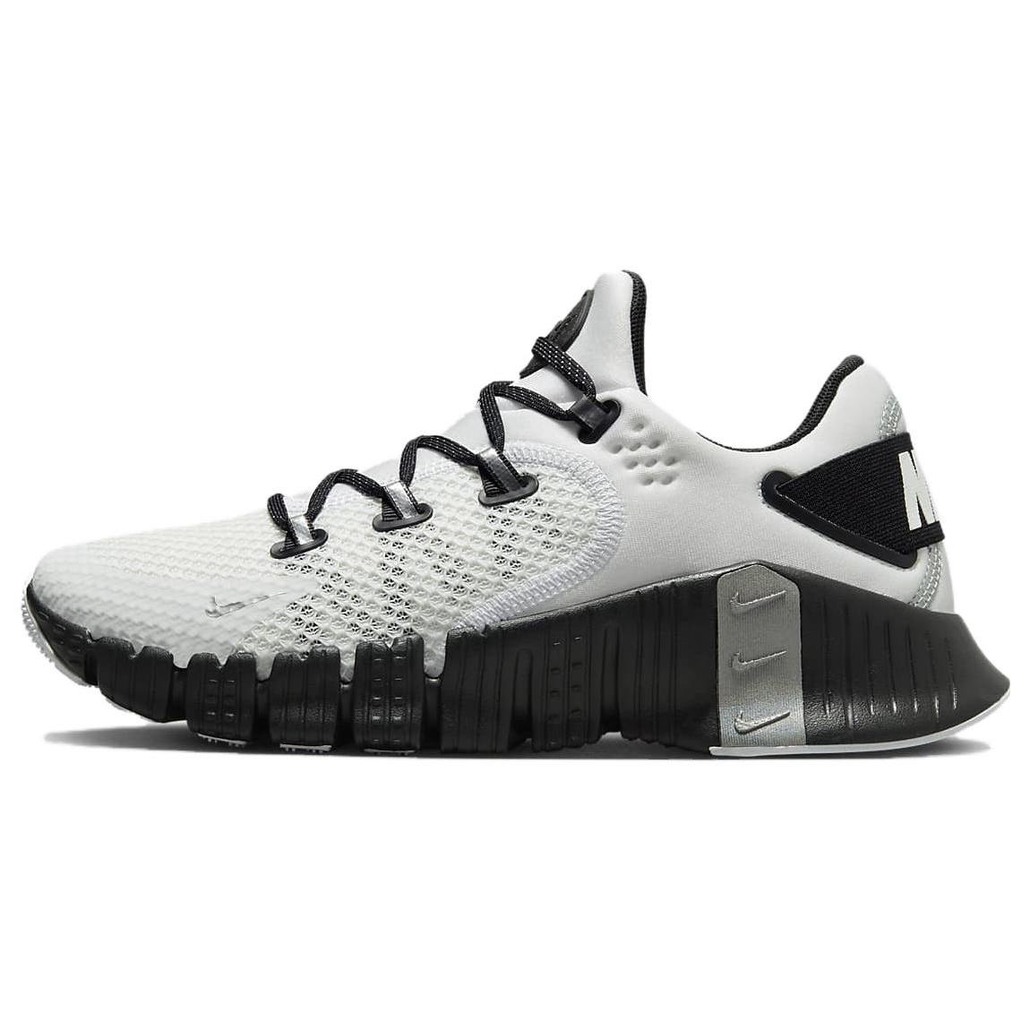 (WMNS) Nike Free Metcon 4 Premium  White Black Silver  Women s DQ4678-100 EU 36.5