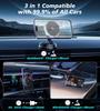 QI2 Cooling RGB Magnetic Wireless Car Charger Fast Charging Radiator Vacuum Suction Cup For Magsafe iPhone 12-17 Phone Holder