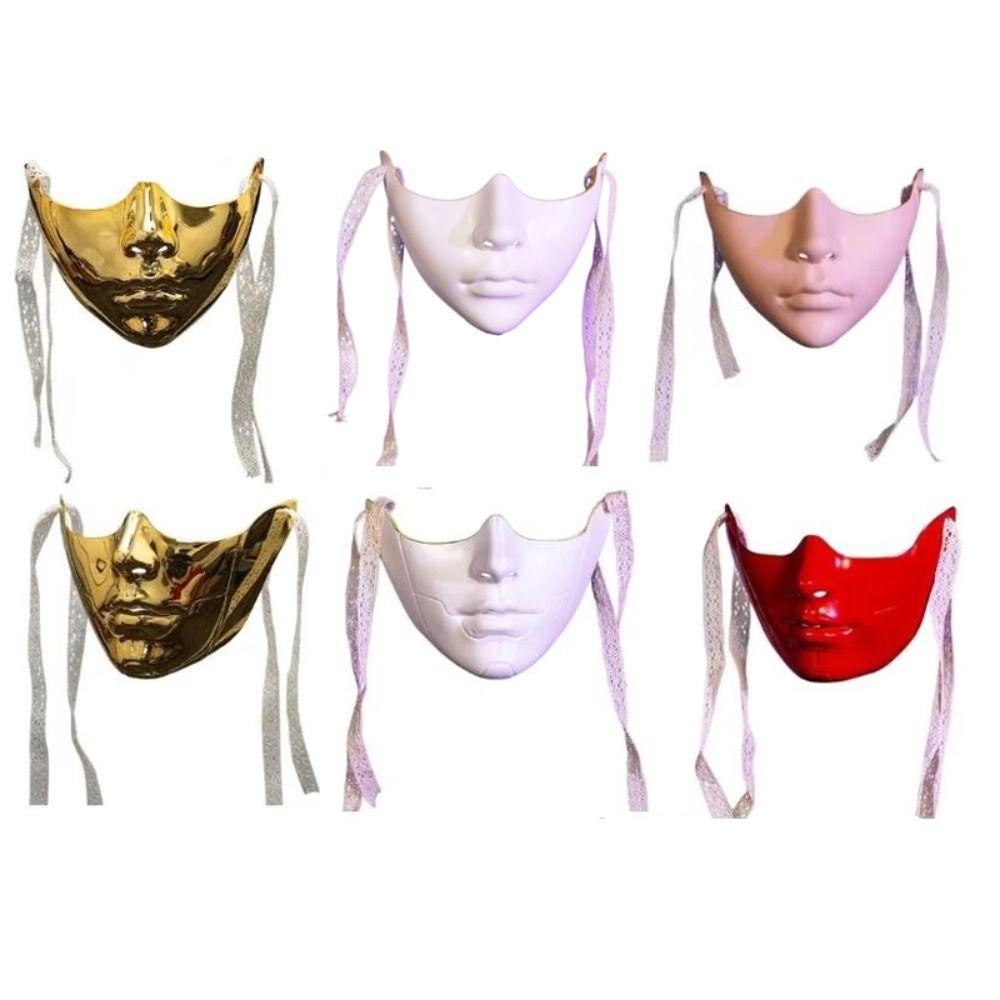 Retro ABS Masquerade Masks Cosplay Costume Mask Face Cover Women Men